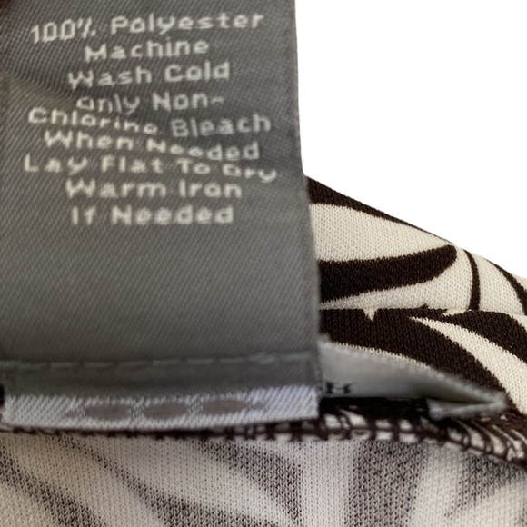 Ann Taylor Factory Brown White Leaf Print A-Line Skirt Size XS - Picture 7 of 11